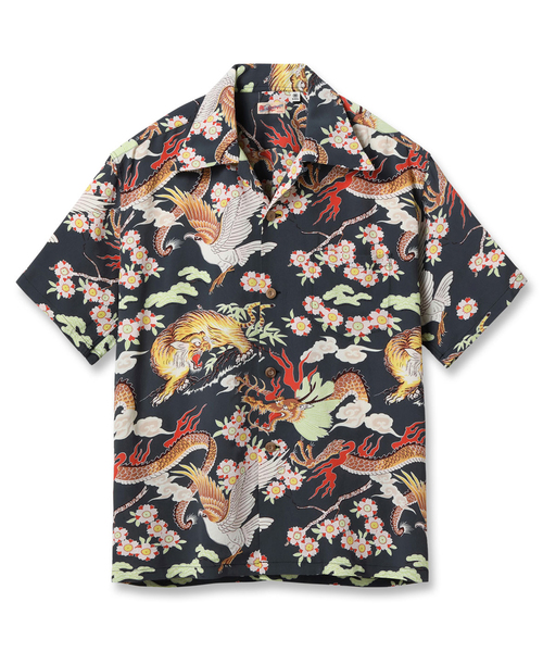 SUN SURF(サンサーフ)の「SUN SURF / サンサーフ ザ トライアングラー ファイト(シャツ/ブラウス・メンズ・ブラック・X-LARGE/LARGE)」の10枚目の写真