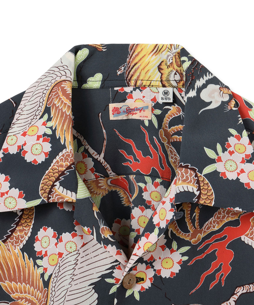 SUN SURF(サンサーフ)の「SUN SURF / サンサーフ ザ トライアングラー ファイト(シャツ/ブラウス・メンズ・ブラック・X-LARGE/LARGE)」の12枚目の写真