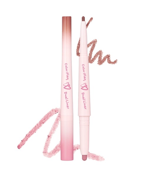 2aN(トゥーエーエヌ)の「【NEW】【2aN/トゥーエーエヌ】Color Play Dual Liner(カラープレイデュアルライナー)(アイライナー・レディース・02 BeBe Pink/03 Taro Bunny/04 Rosy Candy/05 Popping Berry/01 Honey Peach・FREE)」の4枚目の写真