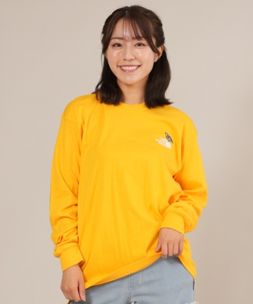 THE NORTH FACE/ザ・ノース・フェイス ロンT 無地 ワンポイントロゴ