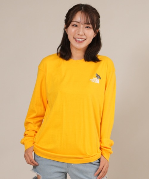 THE NORTH FACE/ザ・ノース・フェイス ロンT 無地 ワンポイントロゴ