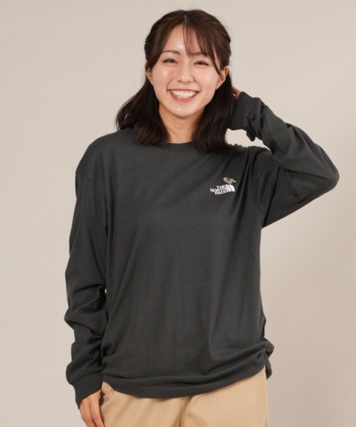 THE NORTH FACE/ザ・ノース・フェイス ロンT 無地 ワンポイントロゴ