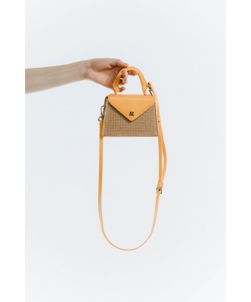 Knuth Marf（クヌースマーフ）の「K motif mini basket（かごバッグ・レディース・イエロー/ブラック・ONE SIZE）」の10枚目の写真