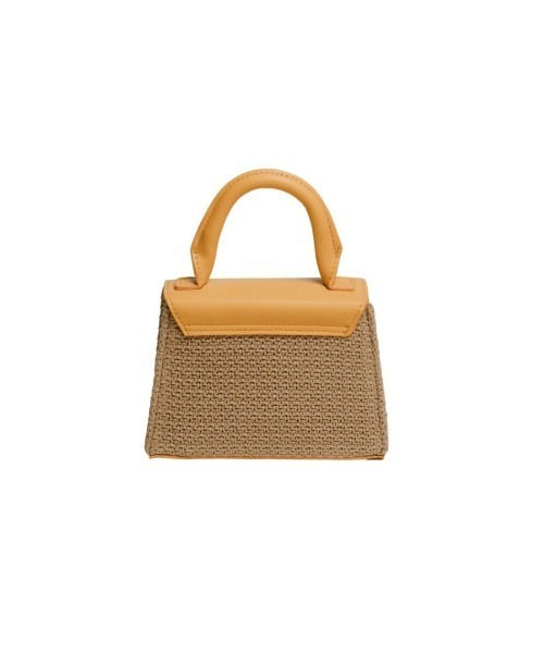 Knuth Marf（クヌースマーフ）の「K motif mini basket（かごバッグ・レディース・イエロー/ブラック・ONE SIZE）」の14枚目の写真