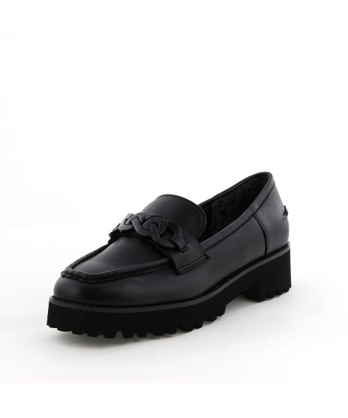 HIMIKO メタルモチーフトラックソールローファー　ブラック HIMIKO ローファー 「HIMIKO」「ZOZOTOWN限定」メタルモチーフトラック