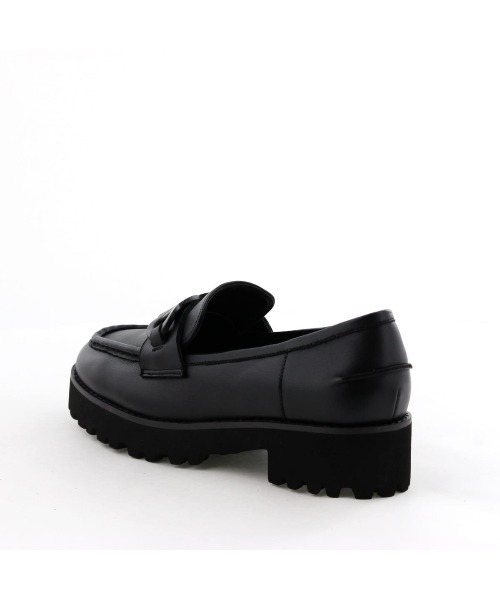 【美品 HIMIKO】トラックソール ビットローファー 22.5㎝ 日本製 黒 美品 HIMIKO】トラックソール ビットローファー 22.5㎝ 日本製 黒