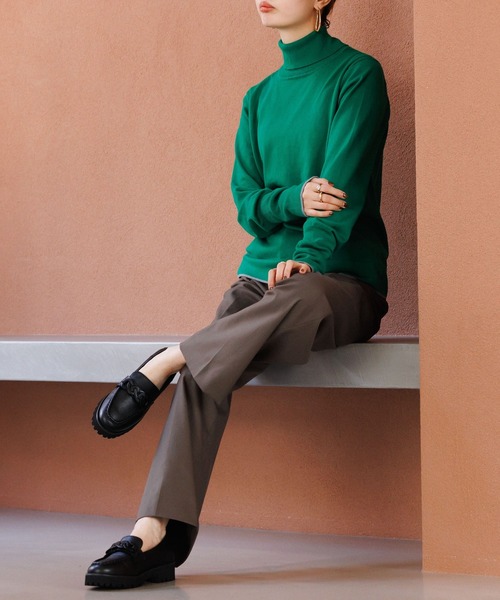 HIMIKO（ヒミコ）の「【HIMIKO】【ZOZOTOWN限定】メタルモチーフトラックソールローファー/650301（ローファー・レディース・ブラウン/ブラック/アイボリー・22.0cm/22.5cm/23.0cm/23.5cm/24.0cm/24.5cm/25.0cm/25.5cm）」の17枚目の写真