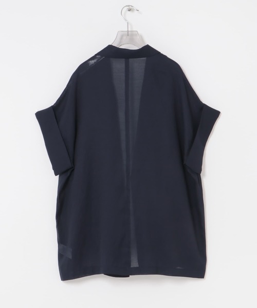 アーバンリサーチ 今季完売 ネイビー メッシュジャケット ハーフ