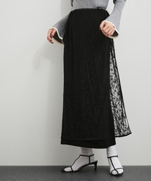 【今季・売切れ超人気アイテム】アダムエロペ黒ロングスカート ADAM ET ROPÉ FEMME(アダム エ ロペ ファム) / 【Miller for