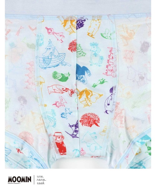une nana cool（ウンナナクール）の「【ムーミンコラボ】MOOMIN × une nana cool メンズボクサーパンツ（ボクサーパンツ・メンズ・キナリ/ライトブルー/ターコイズブルー/クリーム・L/M）」の9枚目の写真