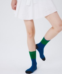 I HATE MONDAY（アイヘイトマンデー）の「「I HATE MONDAY / アイヘイトマンデー」カラーブロックソックス（ソックス/靴下）」