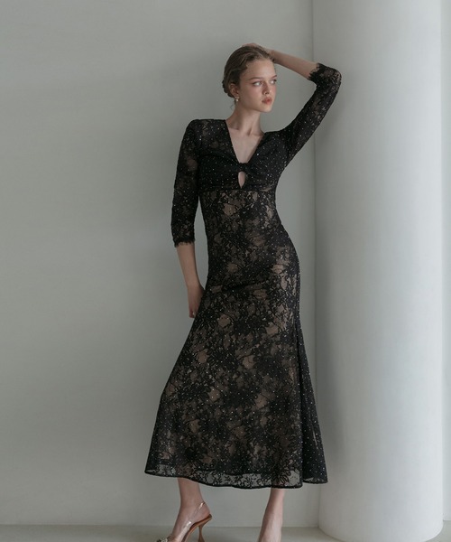 セール】【LEJA LUXE】ツイストオープンレースストーンマーメイド