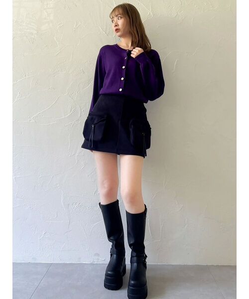 dazzlin（ダズリン）の「バイカーリングブーツ（ブーツ・レディース・ブラック・MEDIUM/LARGE）」の8枚目の写真