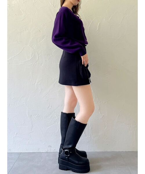 dazzlin（ダズリン）の「バイカーリングブーツ（ブーツ・レディース・ブラック・MEDIUM/LARGE）」の9枚目の写真