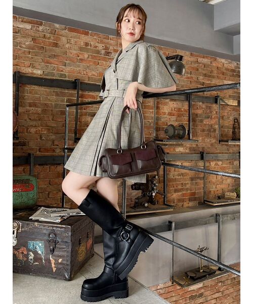 dazzlin（ダズリン）の「バイカーリングブーツ（ブーツ・レディース・ブラック・MEDIUM/LARGE）」の14枚目の写真