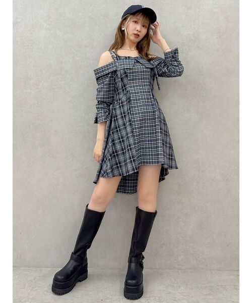 dazzlin（ダズリン）の「バイカーリングブーツ（ブーツ・レディース・ブラック・MEDIUM/LARGE）」の17枚目の写真