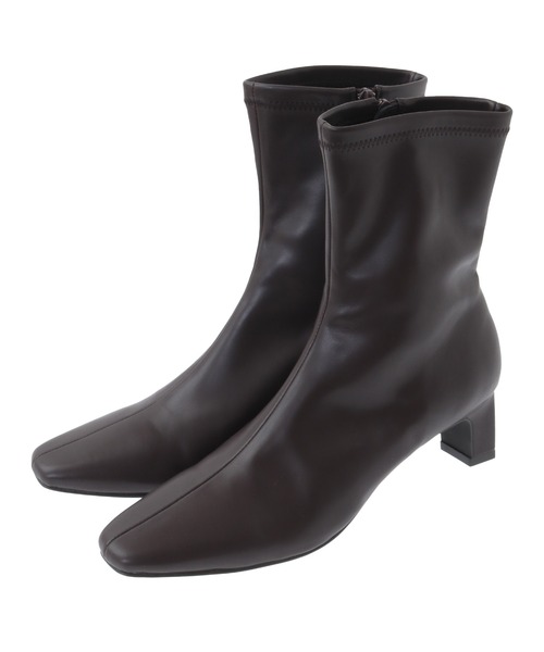 YECCA VECCA(イェッカヴェッカ)の「ストレッチミドルブーツ(ブーツ・レディース・ブラウン/ブラック・23.5cm/22.5cm/24.5cm)」の16枚目の写真