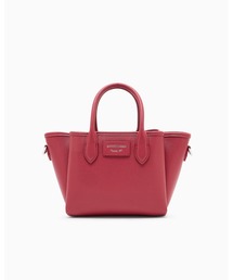 EMPORIO ARMANI ショルダーバッグ 赤 4105125F0034 EMPORIO ARMANI エナメル ショルダーバッグ 赤 レッド 2WAY