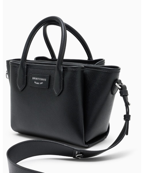 EMPORIO ARMANI(エンポリオアルマーニ)の「【エンポリオ アルマーニ】ショッパー パルメラート仕上げ スモール(ショルダーバッグ・レディース・レッド/ブラック/ベージュ/ホワイト/モカ・FREE)」の10枚目の写真