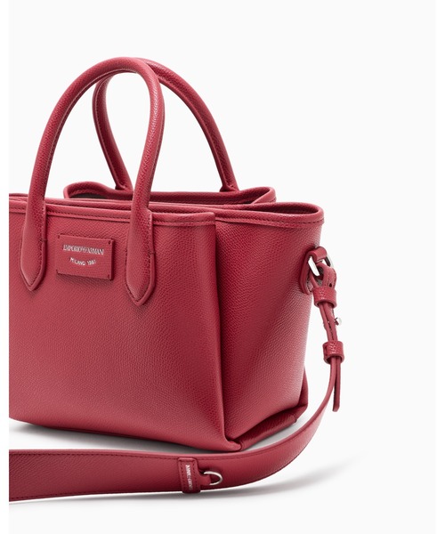EMPORIO ARMANI（エンポリオアルマーニ）の「【エンポリオ アルマーニ】ショッパー パルメラート仕上げ スモール（ショルダーバッグ・レディース・レッド/ブラック/ベージュ/ホワイト・FREE）」の19枚目の写真