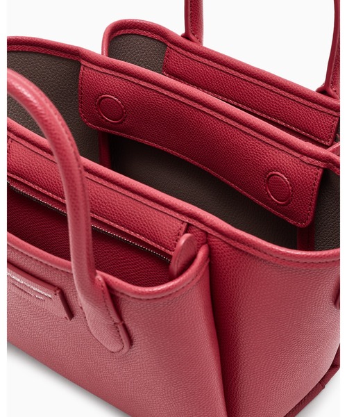 EMPORIO ARMANI（エンポリオアルマーニ）の「【エンポリオ アルマーニ】ショッパー パルメラート仕上げ スモール（ショルダーバッグ・レディース・レッド/ブラック/ベージュ/ホワイト・FREE）」の20枚目の写真