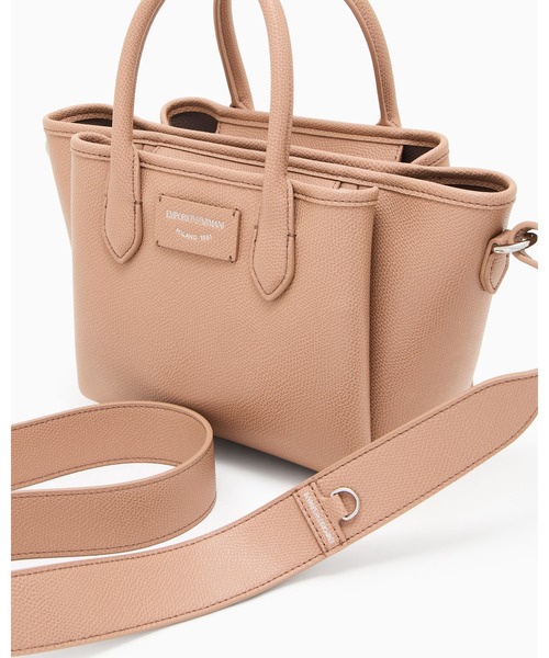 EMPORIO ARMANI（エンポリオアルマーニ）の「【エンポリオ アルマーニ】ショッパー パルメラート仕上げ スモール（ショルダーバッグ・レディース・レッド/ブラック/ベージュ/ホワイト・FREE）」の8枚目の写真