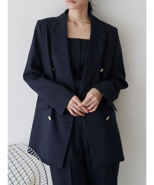TONAL(トーナル)の「マルチセットダブルジャケット(テーラードジャケット・レディース・ピンク/ブラウン/ダークオレンジ/ネイビー/ベージュ・SMALL/MEDIUM)」の4枚目の写真