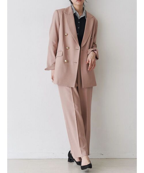 TONAL(トーナル)の「マルチセットダブルジャケット(テーラードジャケット・レディース・ピンク/ブラウン/ダークオレンジ/ネイビー/ベージュ・SMALL/MEDIUM)」の10枚目の写真