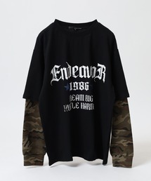 JUNGLESTOTM フェイクレイヤード風Tシャツ