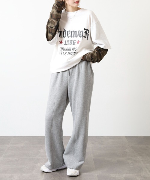 Jungle Storm（ジャングルストーム）の「JUNGLESTOTM フェイクレイヤード風Tシャツ（Tシャツ/カットソー・メンズ・ブラック/ホワイト・M/L）」の3枚目の写真