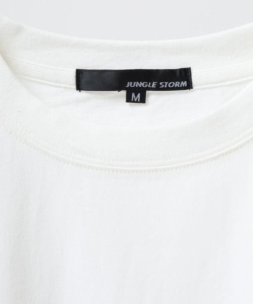 Jungle Storm（ジャングルストーム）の「JUNGLESTOTM フェイクレイヤード風Tシャツ（Tシャツ/カットソー・メンズ・ブラック/ホワイト・M/L）」の21枚目の写真