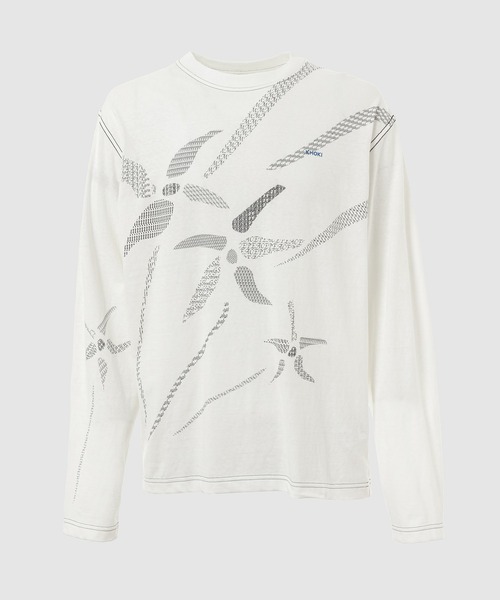 Printed long-sleeve T-shirt