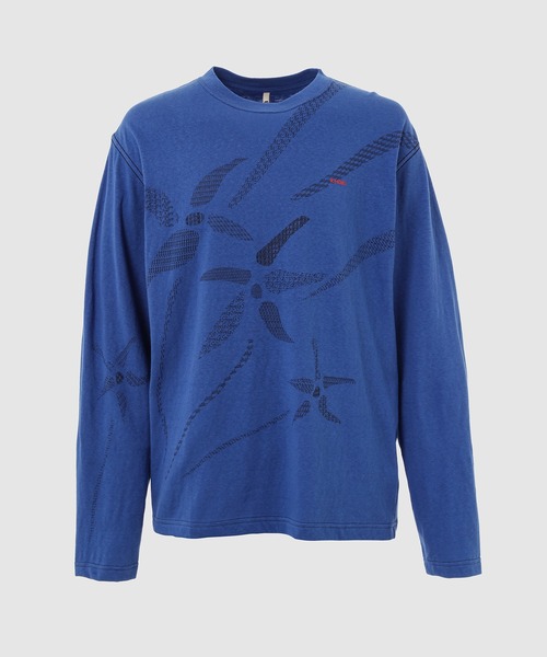 Printed long-sleeve T-shirt（Tシャツ/カットソー）｜KHOKI