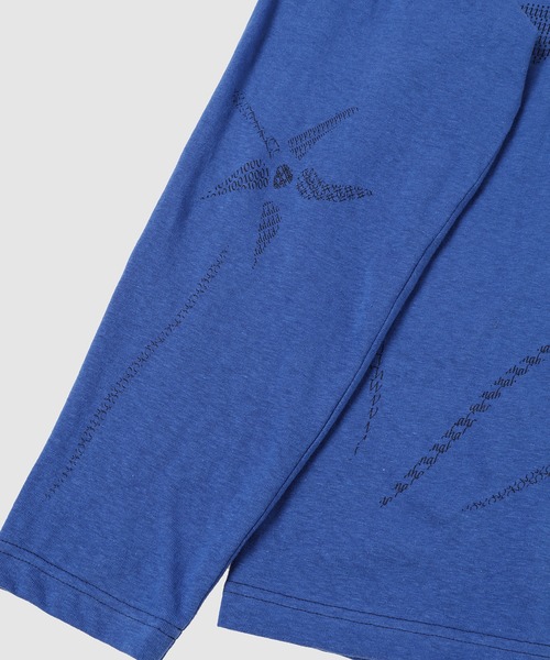 Printed long-sleeve T-shirt（Tシャツ/カットソー）｜KHOKI