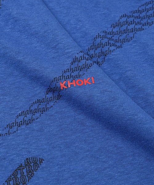 KHOKI　Printed Long-Sleeve T-Shirt　サイズ3 KHOKI 【Printed long-sleeve T-shirt -White-】 | lloomm