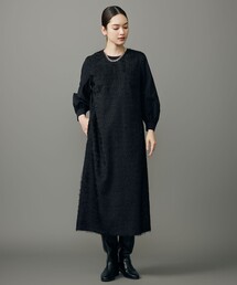 ループカットジャカード ワンピース