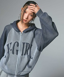 最終価格X-girl　エックスガール　編込みニット　グレー 楽天市場】【SALE／50%OFF】SLEVELESS CABLE KNIT TOP X-girl