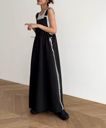 CANAL JEAN | サイドラインジャンパ―スカート(ジャンパースカート)