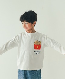 nicohrat（ニコフラート）の「nicohrat/ニコフラート ポテトポケット　ロングＴシャツ（Tシャツ/カットソー）」