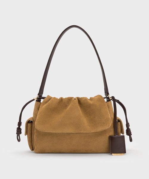 Charles & Keith Khai カイ スエードショルダーバッグ 完売 2070000005427_0485.jpg