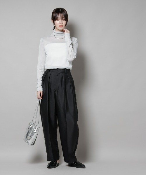 セール】ツイルウェーブタックバレルパンツ（その他パンツ）｜NANO