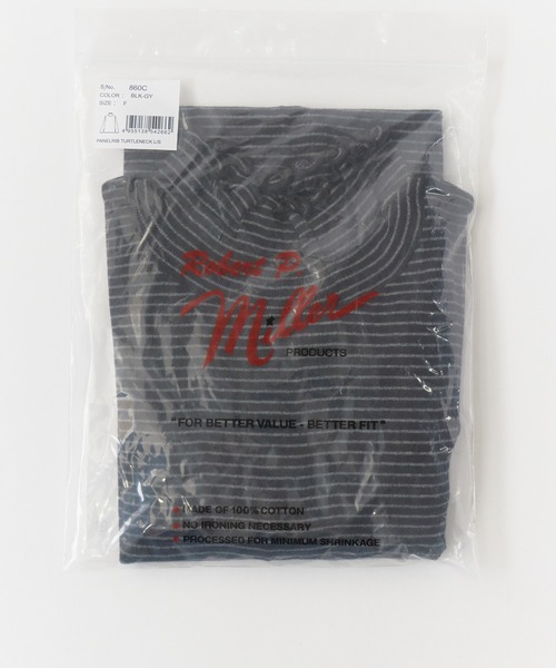MILLER(ミラー)の「R.P.miller/ミラー パネルリブメロー カットソー 秋服 2026年秋冬(Tシャツ/カットソー・レディース・ブラック/ホワイト/グレー/ブラック系その他・FREE)」の15枚目の写真