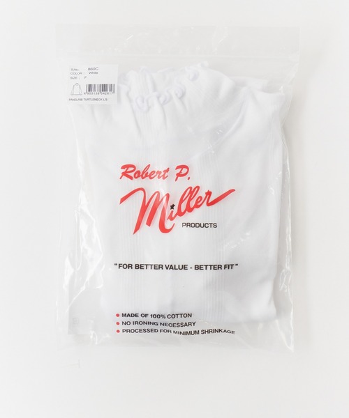 MILLER(ミラー)の「R.P.miller/ミラー パネルリブメロー カットソー 秋服 2026年秋冬(Tシャツ/カットソー・レディース・ブラック/ホワイト/グレー/ブラック系その他・FREE)」の21枚目の写真