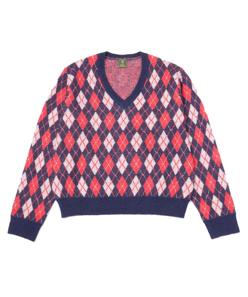 Noen（ノエン）の「モヘアVネックニット（ニット/セーター・メンズ・アイボリー/ブラック/その他・MEDIUM/LARGE）」の6枚目の写真