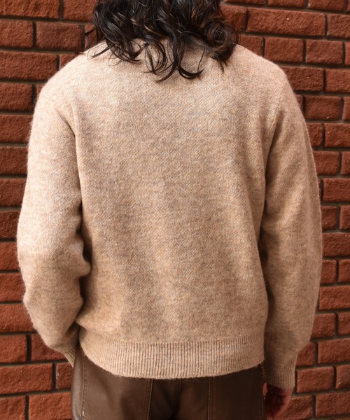 Noen（ノエン）の「モヘアVネックニット（ニット/セーター・メンズ・アイボリー/ブラック/その他・MEDIUM/LARGE）」の10枚目の写真