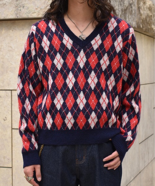 Noen（ノエン）の「モヘアVネックニット（ニット/セーター・メンズ・アイボリー/ブラック/その他・MEDIUM/LARGE）」の11枚目の写真