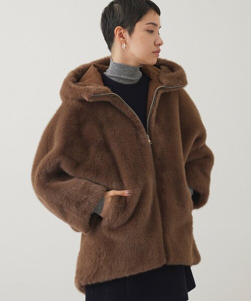 THE PAUSE(ザ ポーズ)の「【THE PAUSE】フェイクファードルマンコート(その他アウター・レディース・ベージュ/ブラウン・FREE)」の21枚目の写真