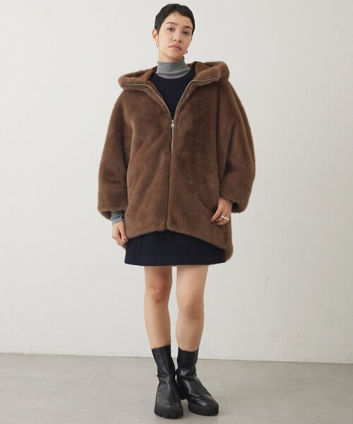 THE PAUSE(ザ ポーズ)の「【THE PAUSE】フェイクファードルマンコート(その他アウター・レディース・ベージュ/ブラウン・FREE)」の22枚目の写真