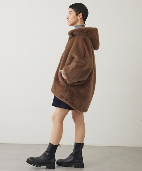 THE PAUSE(ザ ポーズ)の「【THE PAUSE】フェイクファードルマンコート(その他アウター・レディース・ベージュ/ブラウン・FREE)」の17枚目の写真