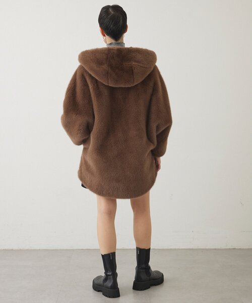 THE PAUSE(ザ ポーズ)の「【THE PAUSE】フェイクファードルマンコート(その他アウター・レディース・ベージュ/ブラウン・FREE)」の18枚目の写真